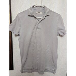 Buck Mason grey polo shirt for men x-small